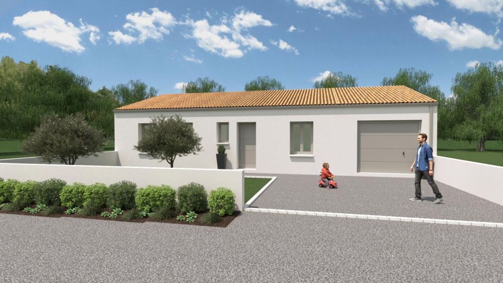 Vente terrain + maison La Grève-sur-Mignon Charente-Maritime