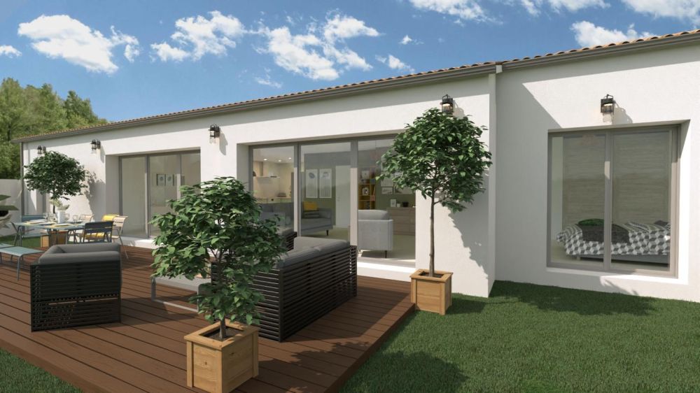 Vente terrain + maison Forges Charente-Maritime