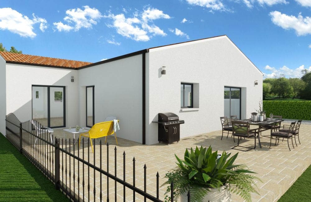 Vente terrain + maison Saint-Hippolyte Charente-Maritime