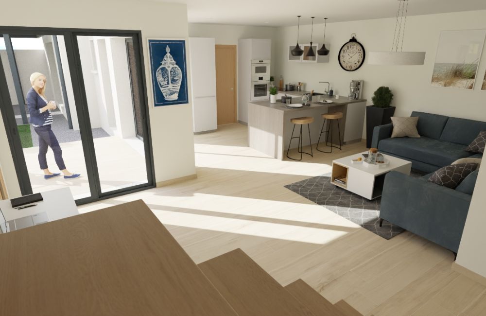 Vente terrain + maison Saint-Hippolyte Charente-Maritime
