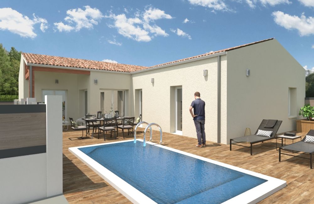 Vente terrain + maison Rochefort Charente-Maritime