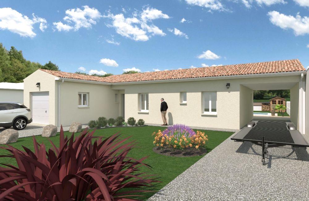 Vente terrain + maison Champagne Charente-Maritime