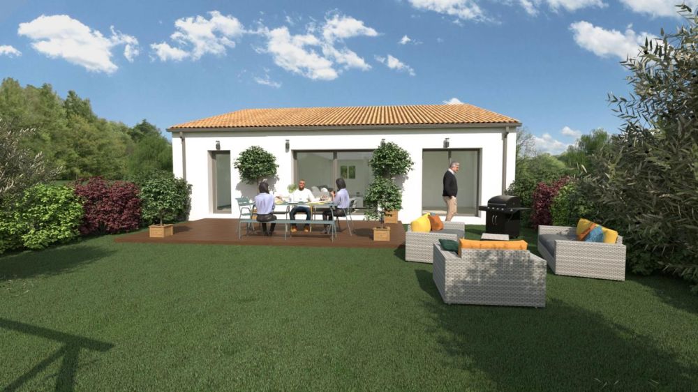 Vente terrain + maison AYTRE Charente-Maritime