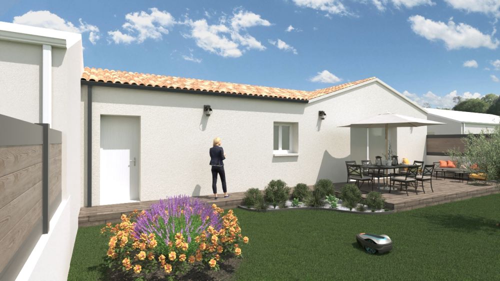Vente terrain + maison Loire-les-Marais Charente-Maritime