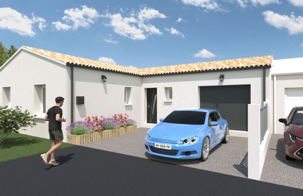 Vente terrain + maison Loire-les-Marais Charente-Maritime