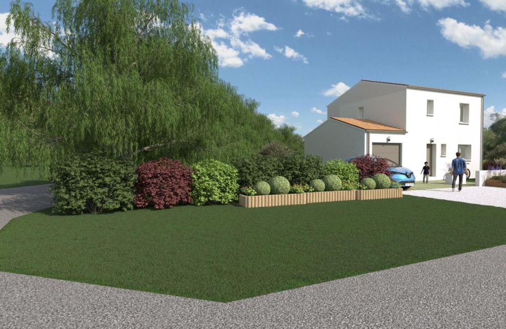 Vente terrain + maison Croix-Chapeau Charente-Maritime