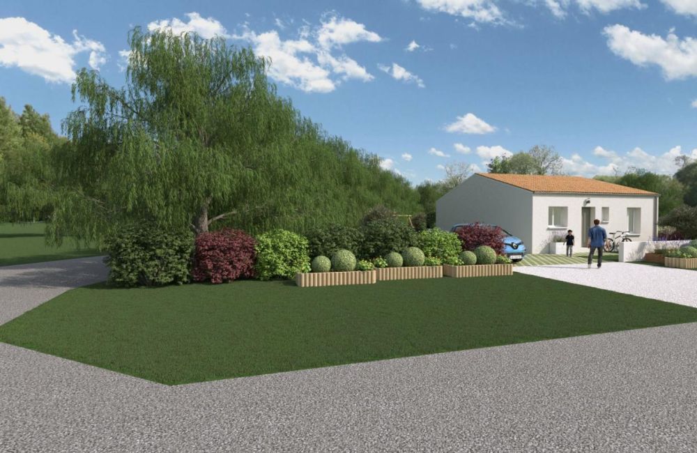 Vente terrain + maison CROIX CHAPEAU Charente-Maritime