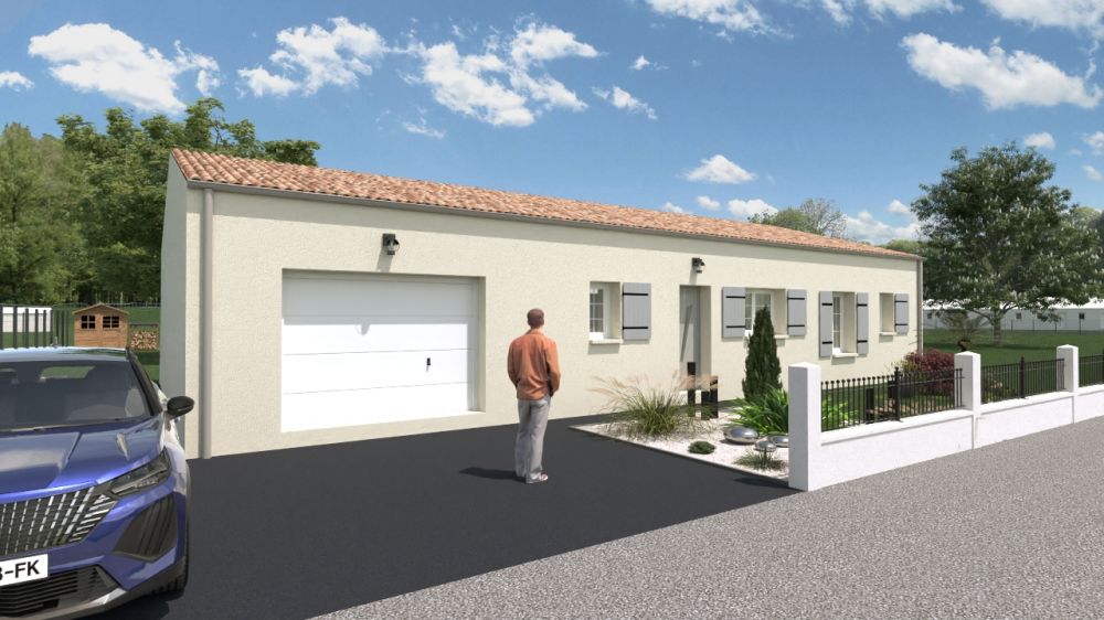 Vente terrain + maison Port-des-Barques Charente-Maritime