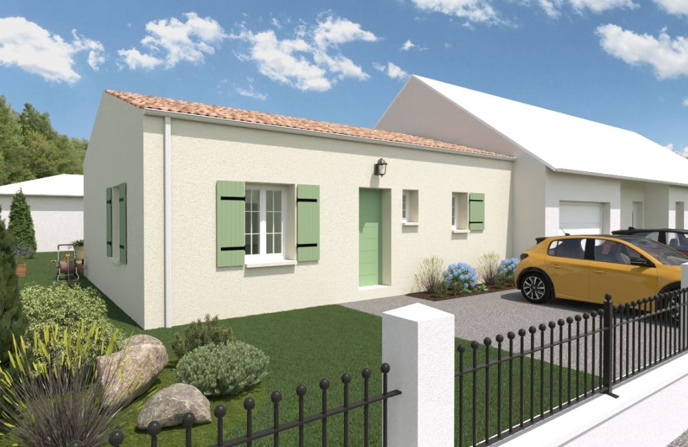 Vente terrain + maison Ballon Charente-Maritime