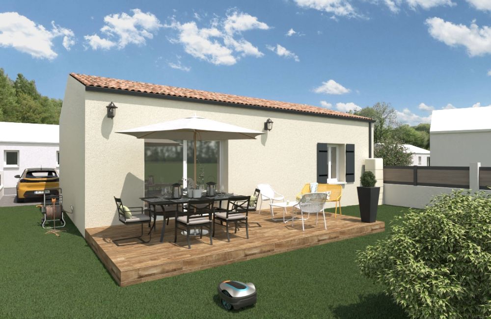 Vente terrain + maison Saint-Georges-du-Bois Charente-Maritime