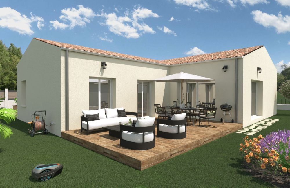 Vente terrain + maison Saint-Laurent-de-la-Prée Charente-Maritime