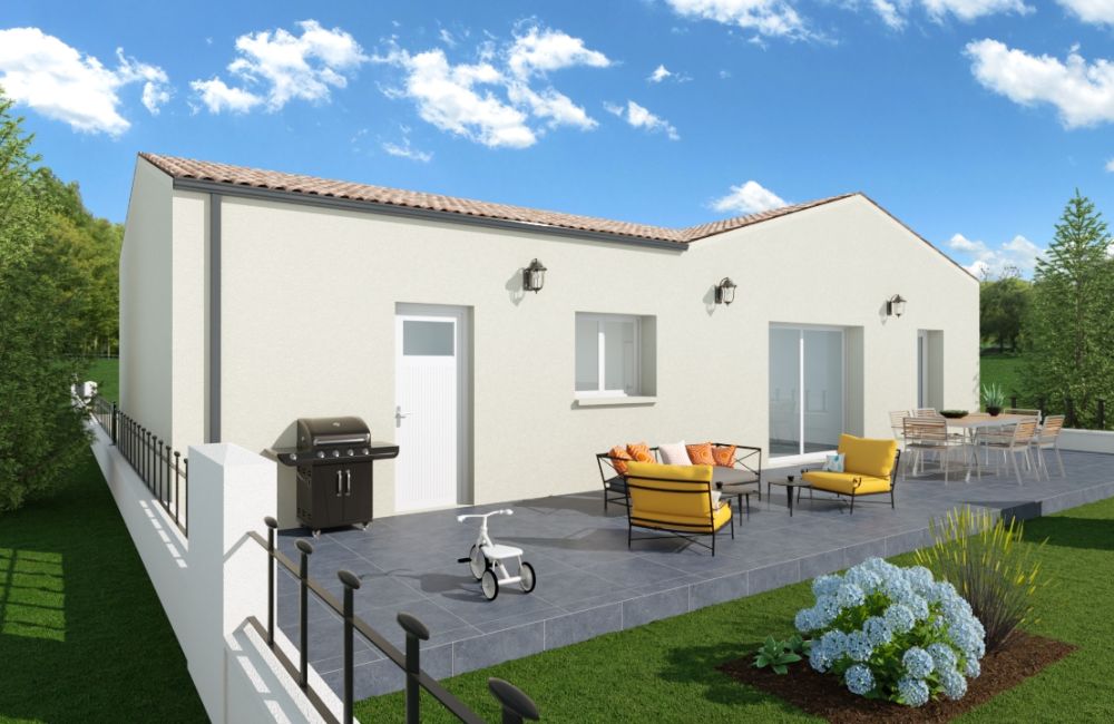 Vente terrain + maison Saint-Froult Charente-Maritime
