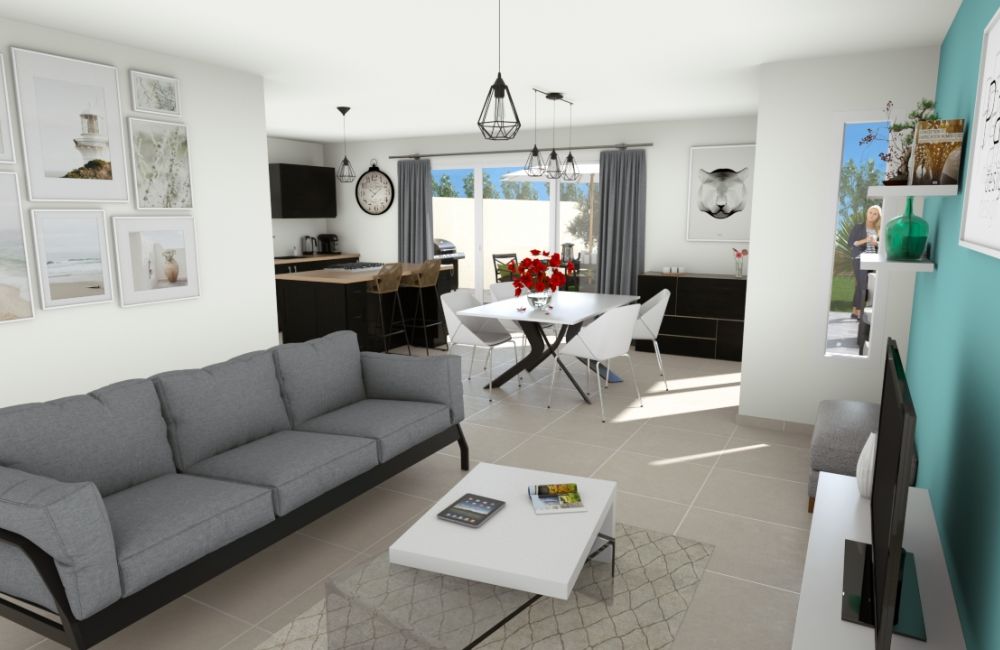 Vente terrain + maison Pont-l'Abbé-d'Arnoult Charente-Maritime