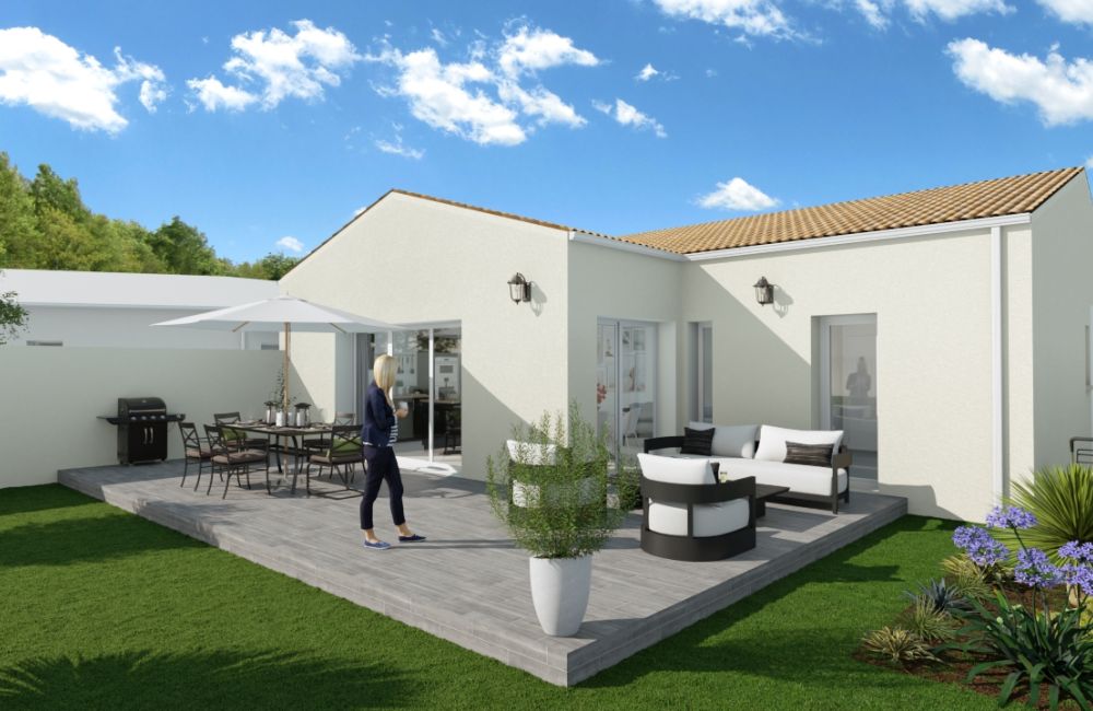 Vente terrain + maison Loire-les-Marais Charente-Maritime