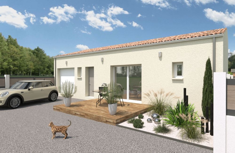 Vente terrain + maison Échillais Charente-Maritime