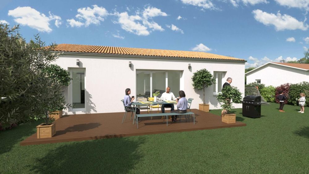 Vente terrain + maison Ardillières Charente-Maritime