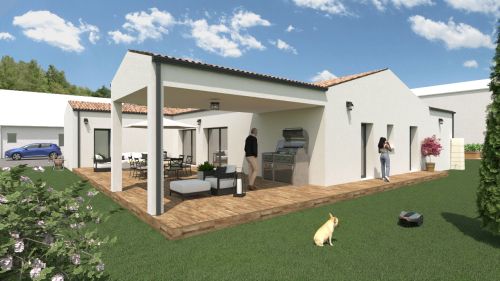 Venteterrain + maison