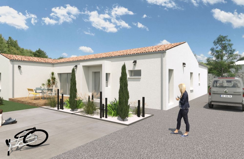 Vente terrain + maison Saint-Laurent-de-la-Prée Charente-Maritime