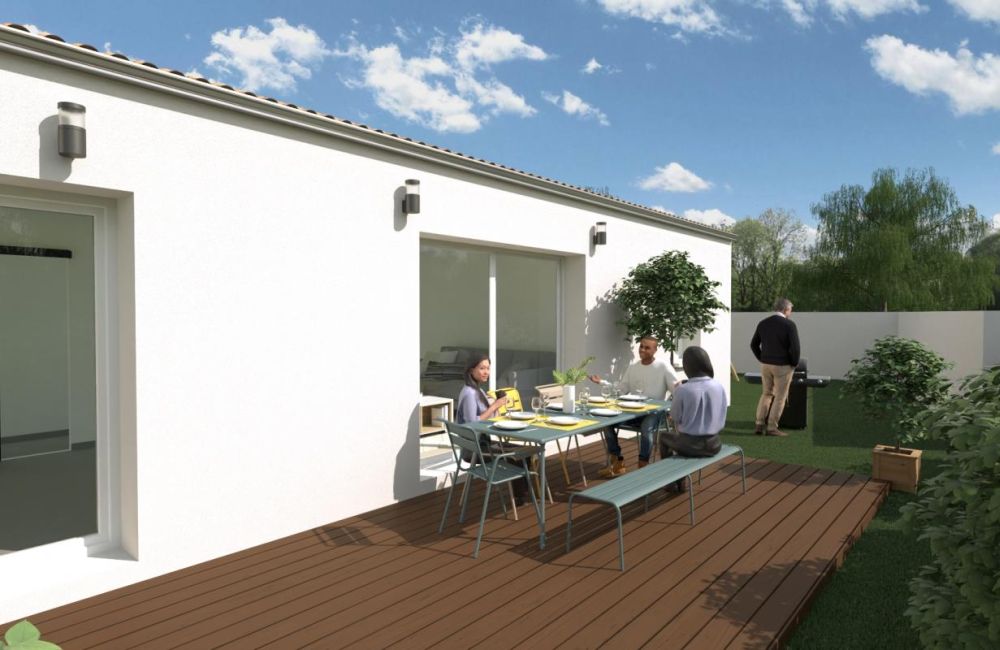 Vente terrain + maison Saint-Jean-de-Liversay Charente-Maritime