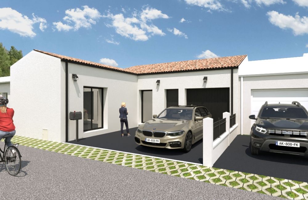 Vente terrain + maison Ardillières Charente-Maritime