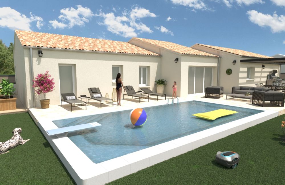 Vente terrain + maison Saint-Laurent-de-la-Prée Charente-Maritime