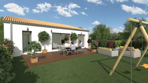 Venteterrain + maisonSaint-Vivien Charente-Maritime