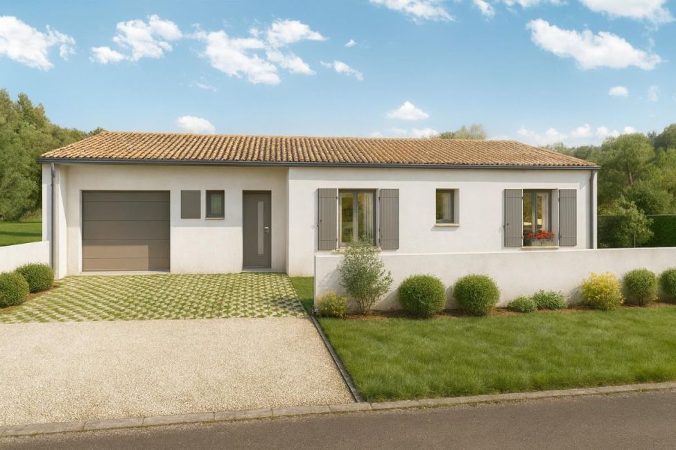 Vente terrain + maison Vérines Charente-Maritime