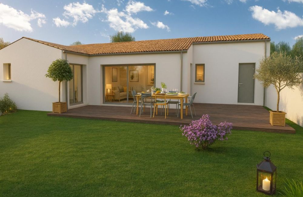 Vente terrain + maison Villedoux Charente-Maritime