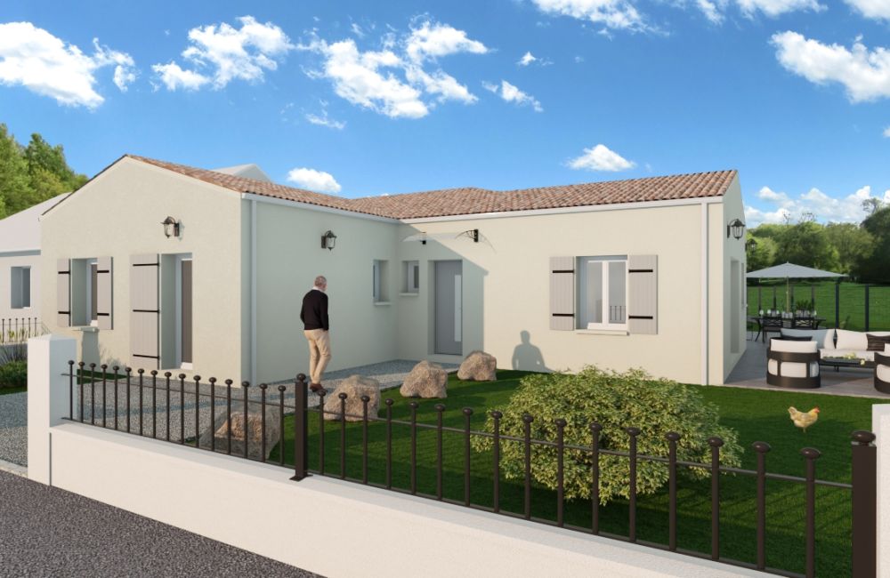 Vente terrain + maison Puyravault Charente-Maritime