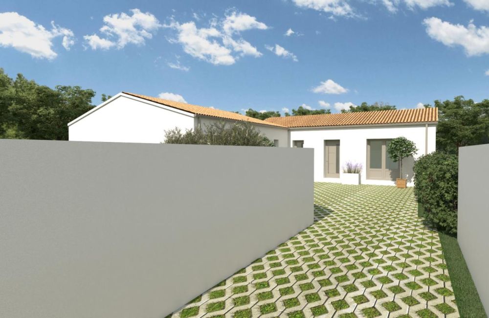 Vente terrain + maison Croix-Chapeau Charente-Maritime