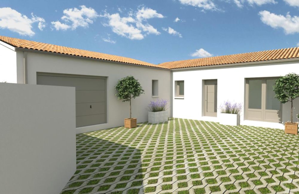 Vente terrain + maison Croix-Chapeau Charente-Maritime