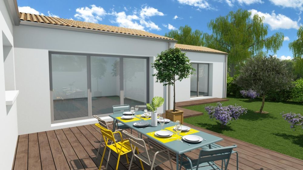 Vente terrain + maison Saint-Rogatien Charente-Maritime