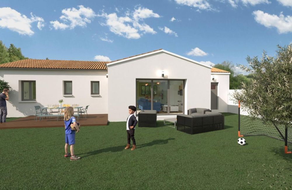 Vente terrain + maison Angliers Charente-Maritime