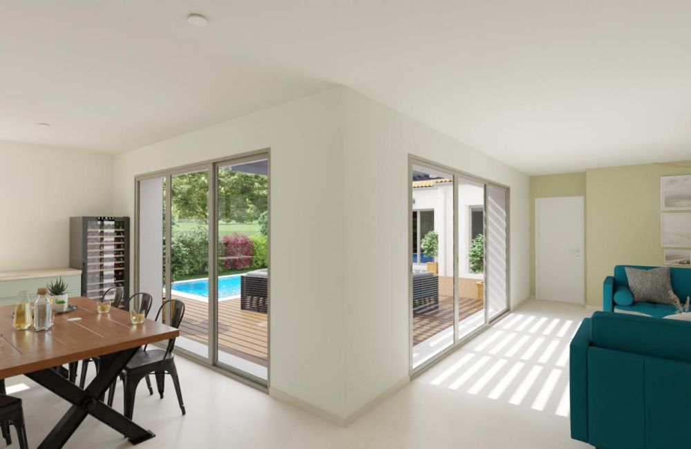 Vente terrain + maison Surgères Charente-Maritime