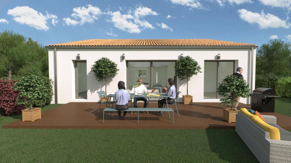 Vente terrain + maison Sainte-Soulle Charente-Maritime