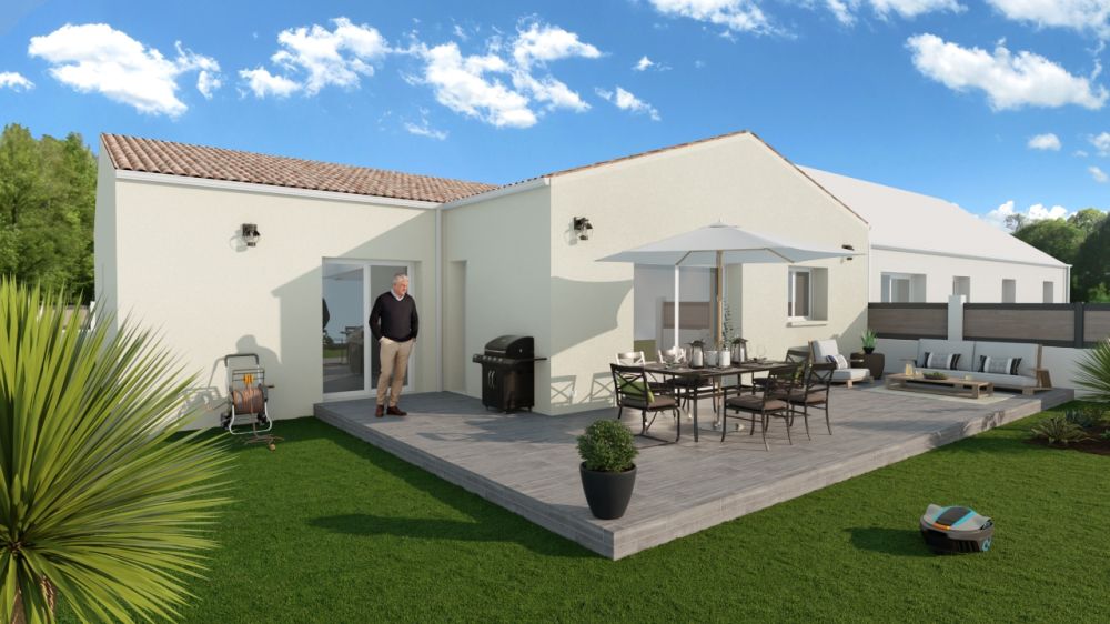 Vente terrain + maison Échillais Charente-Maritime