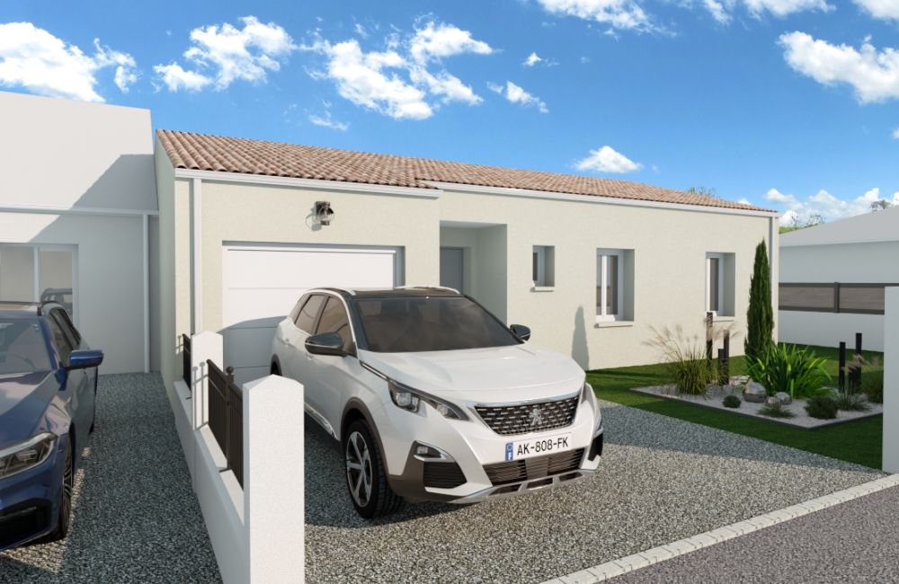 Vente terrain + maison Échillais Charente-Maritime