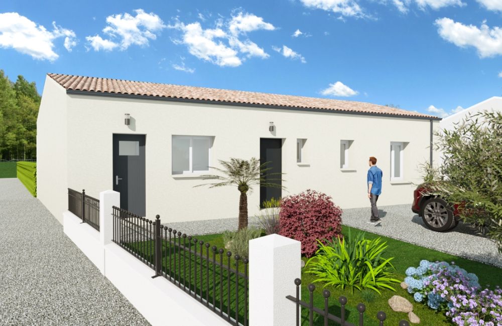 Vente terrain + maison Rochefort Charente-Maritime