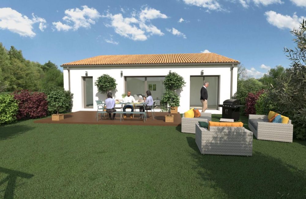 Vente terrain + maison Saint-Georges-du-Bois Charente-Maritime