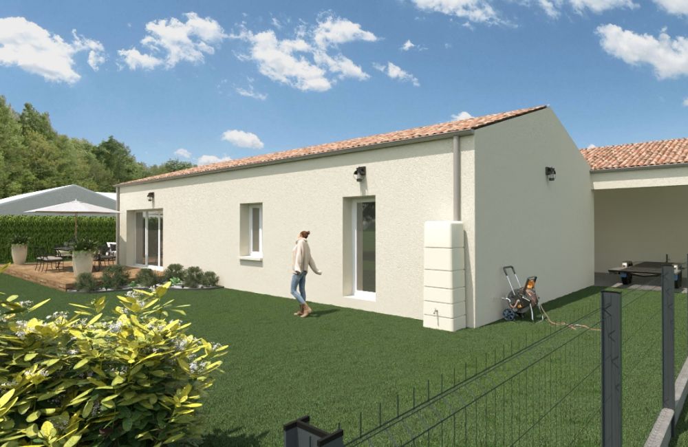 Vente terrain + maison Pont-l'Abbé-d'Arnoult Charente-Maritime