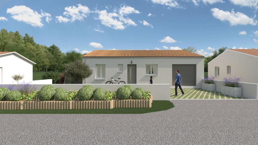 Vente terrain + maison Forges Charente-Maritime