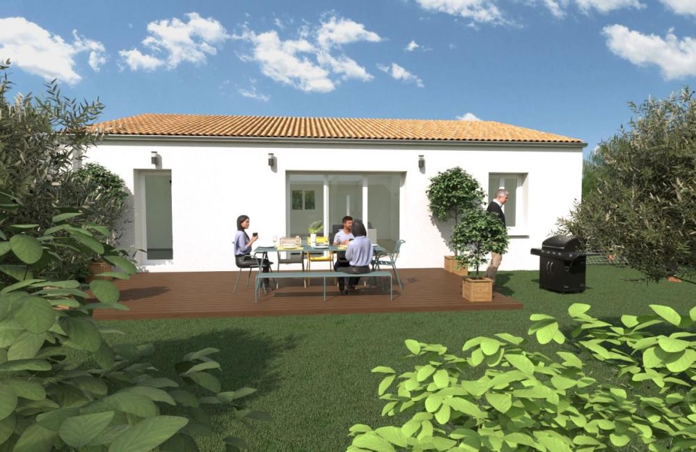 Vente terrain + maison Forges Charente-Maritime