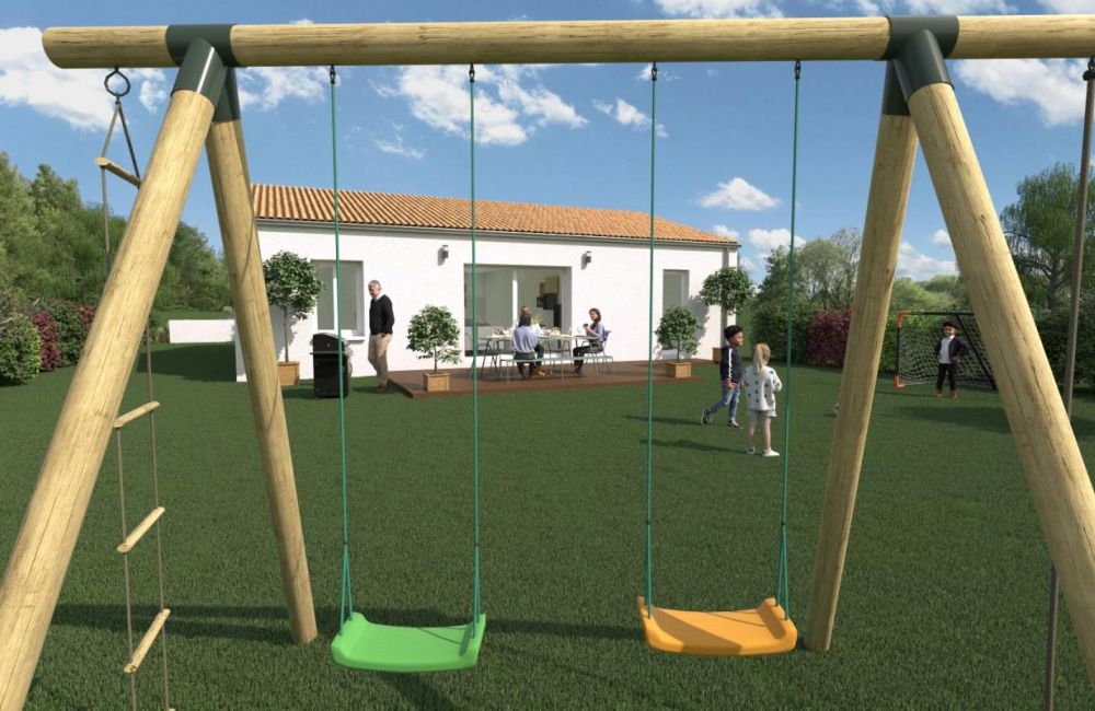 Vente terrain + maison Saint-Jean-de-Liversay Charente-Maritime