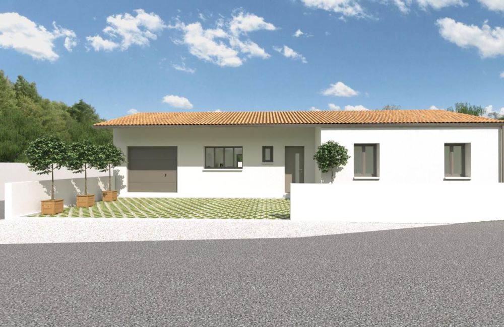 Vente terrain + maison Landrais Charente-Maritime