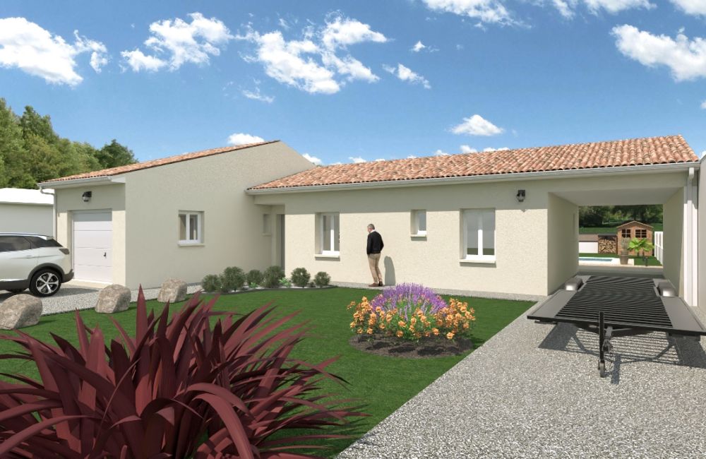 Vente terrain + maison Champagne Charente-Maritime