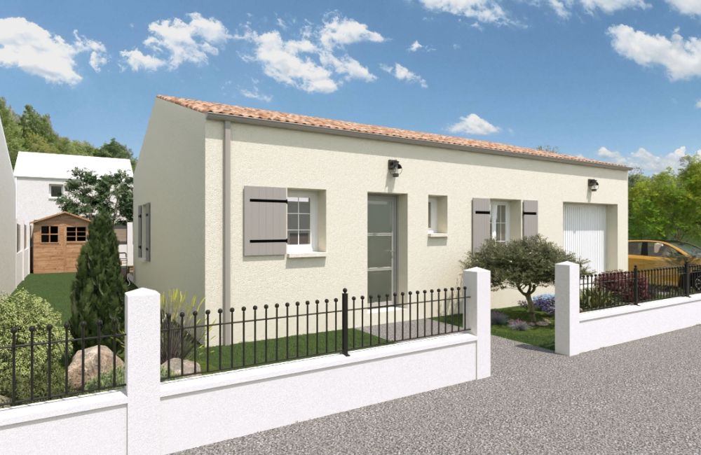 Vente terrain + maison Saint-Froult Charente-Maritime