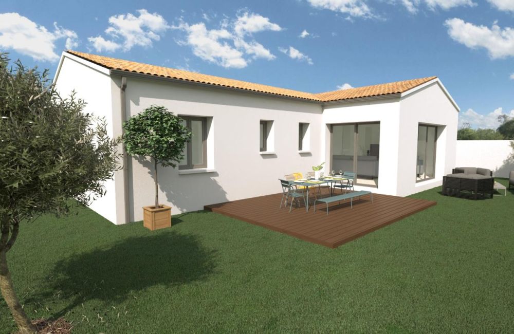 Vente terrain + maison Saint-Vivien Charente-Maritime