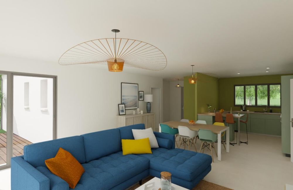 Vente terrain + maison Saint-Vivien Charente-Maritime