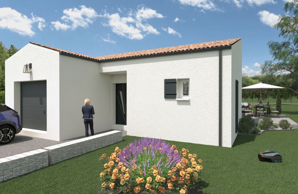 Vente terrain + maison Loire-les-Marais Charente-Maritime