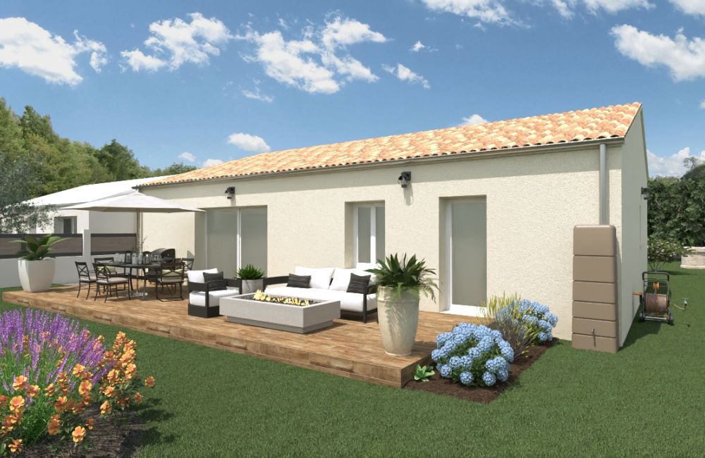 Vente terrain + maison Saint-Crépin Charente-Maritime